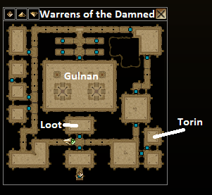 Warrens of the Damned Map Locations